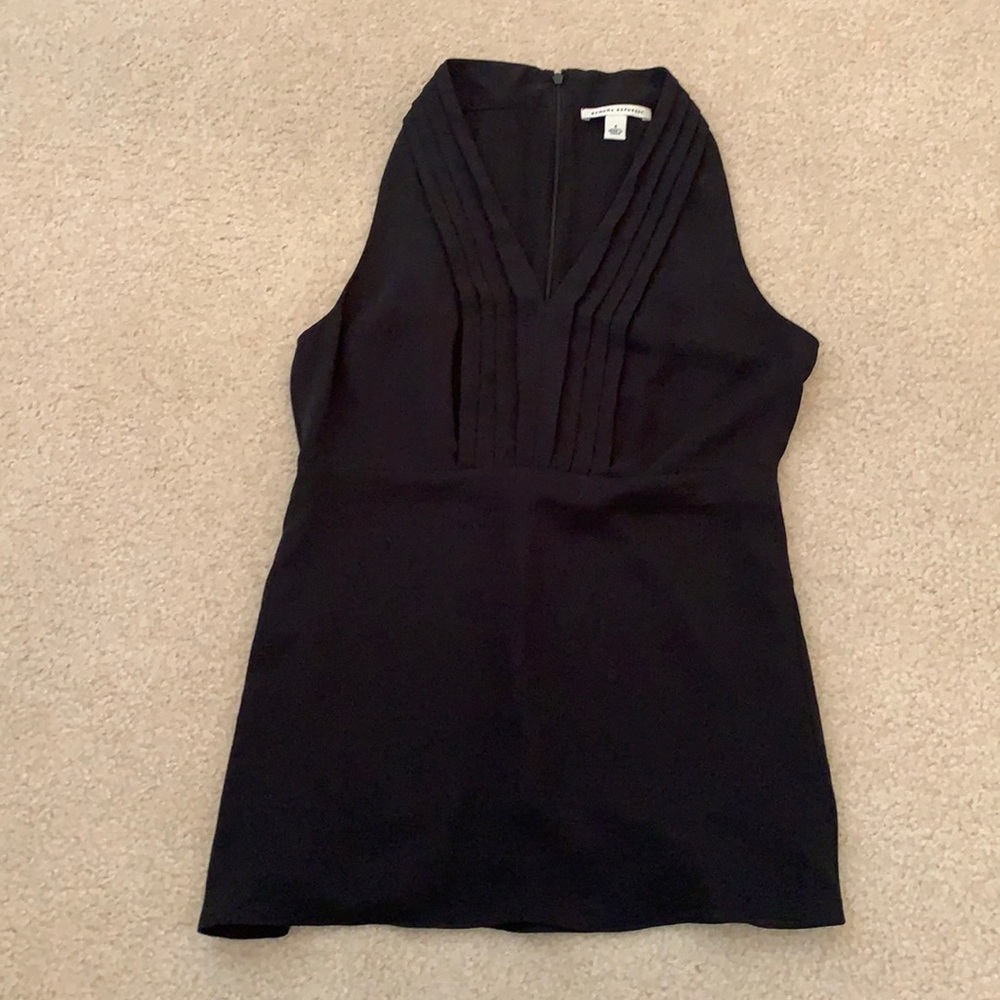 Black halter blouse